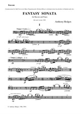 Fantasy Sonata – Bassoon Part